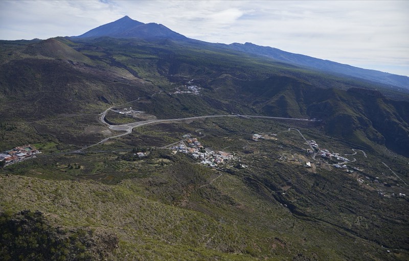 Ländliche Dörfer im Hochland von Santiago del Teide